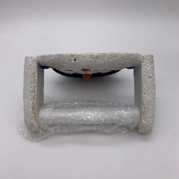 Frosty The Snowman Vtg. 3pc. Toilet Paper,Toothbrush, Soap Holder Christmas Set - Picture 7 of 13